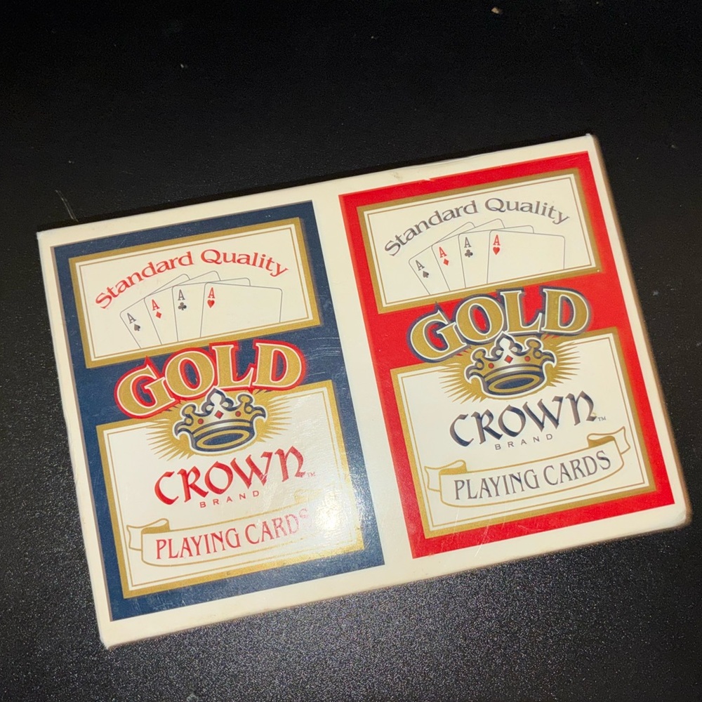 GOLD CROWN playing cards